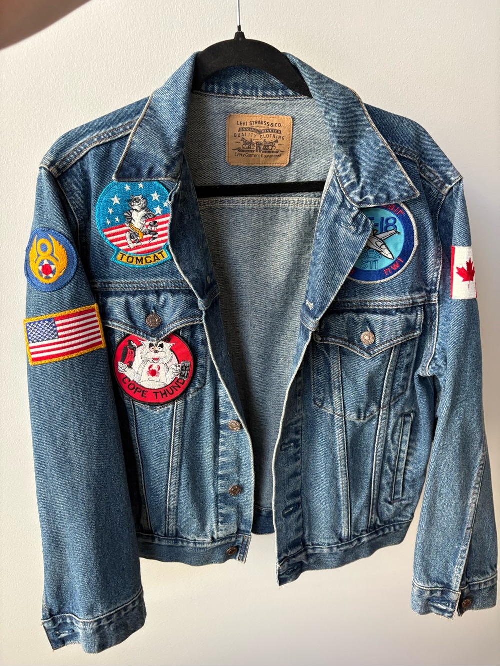 Vintage Levi’s Denim Jacket with Patches
